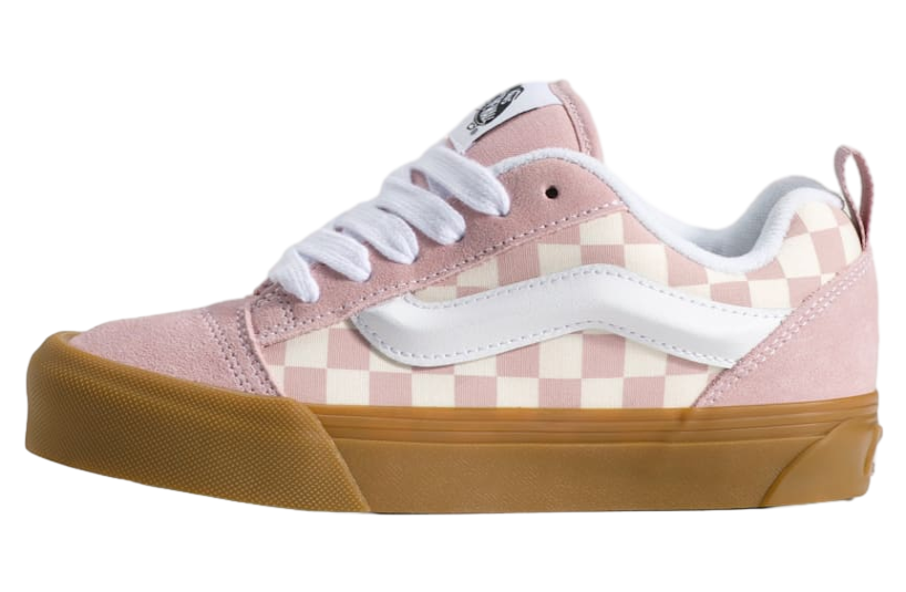 Vans Knu Skool Gum Checkerboard Misty Mauve Pink