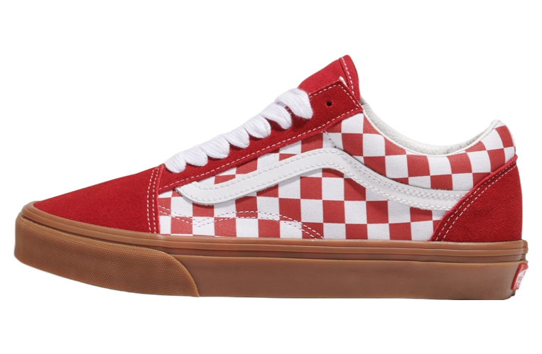 Vans Old Skool Fat Lace Checker Red