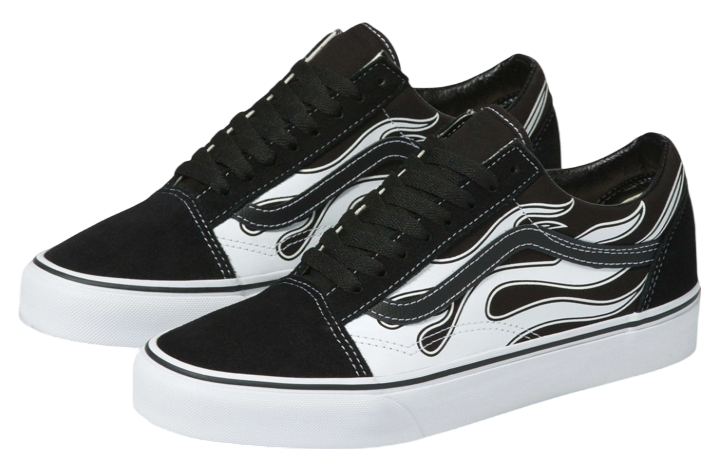 Vans Old Skool Flame Black / White