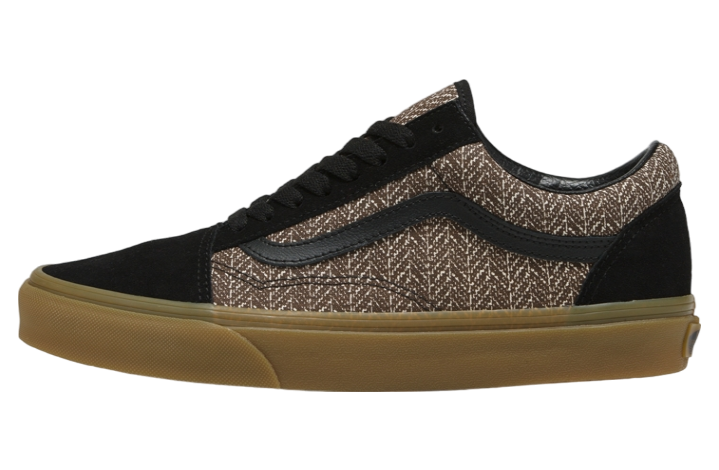 Vans Old Skool Herringbone Black / Brown