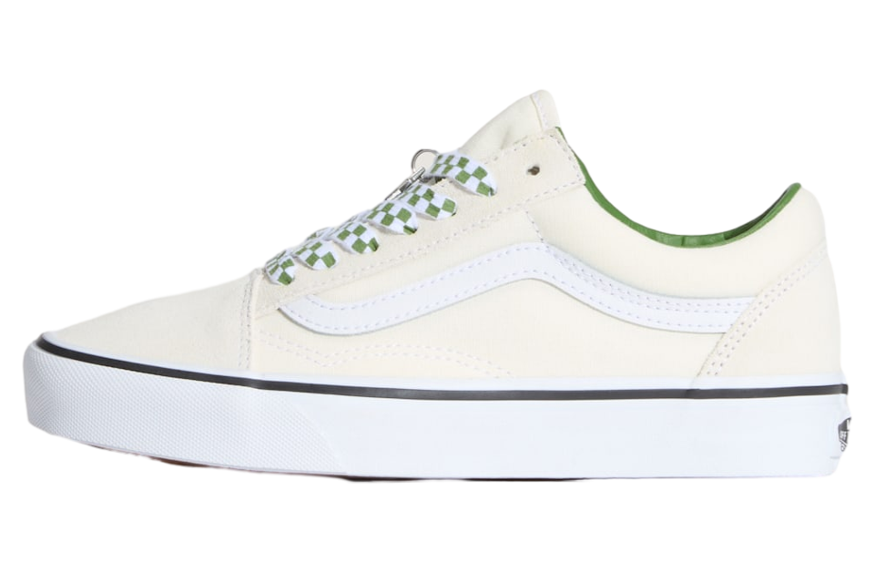 Vans Old Skool Marshmallow White / Green