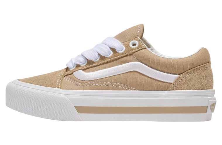 Vans Old Skool Platform GS Khaki Beige