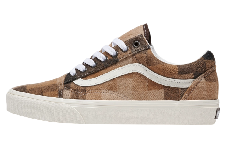 Vans Old Skool Sweater Check Brown