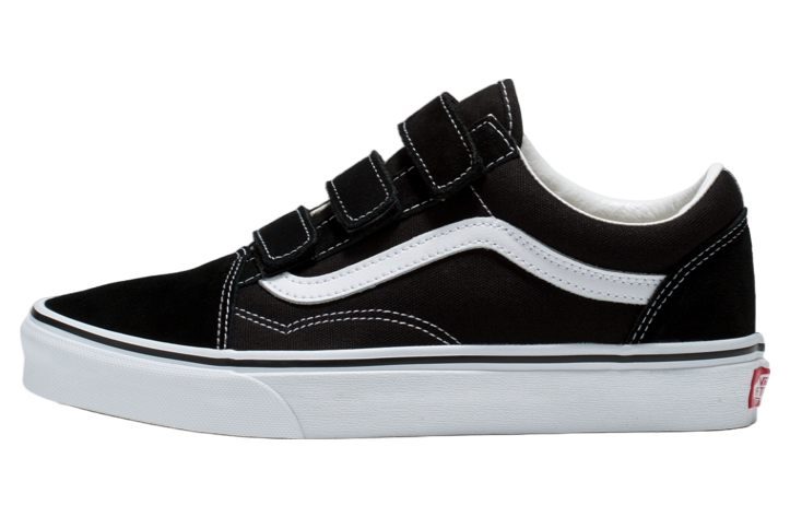 Vans Old Skool V Suede Canvas Black / True White