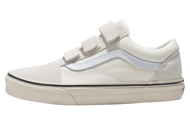 Vans Old Skool V Suede Canvas Marshmallow White / Turtledove White