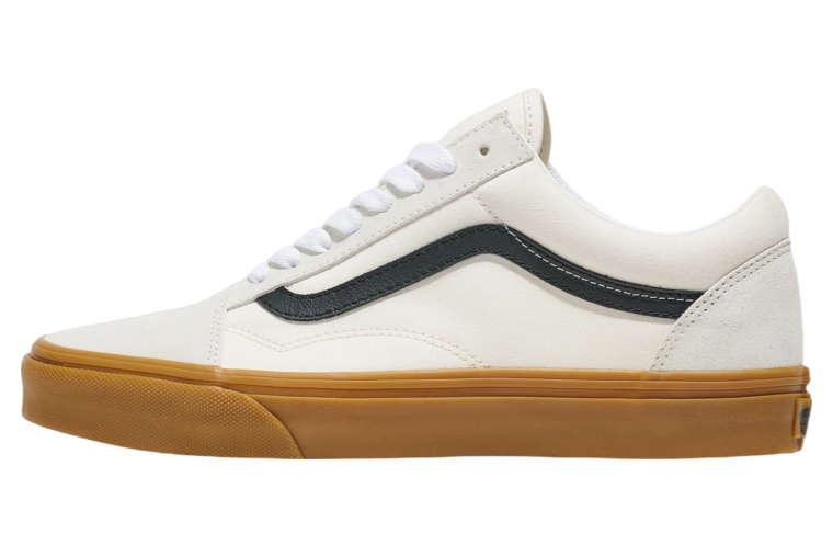 Vans Old Skool WMNS Marshmallow White / Gum Brown