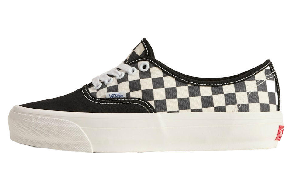 Vans Premium Authentic Checkerboard Checkerboard Asphalt Grey / White