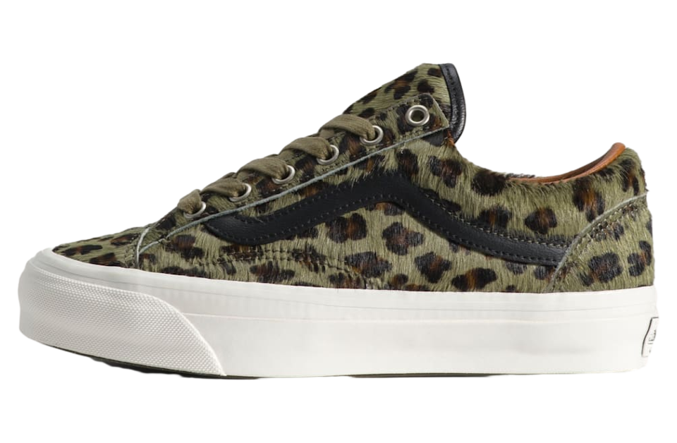 Vans Premium Old Skool 36 Cheetah Olive Green