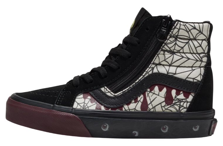 Vans Sk8-Hi Reissue Side Zip Halloween In The Shadows Black / Multicolor