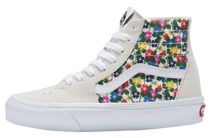 Vans Sk8-hi Tapered Floral Wmns White