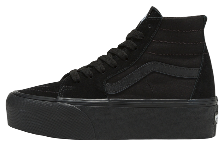 Vans Sk8-hi Tapered Stackform Suede Canvas Black