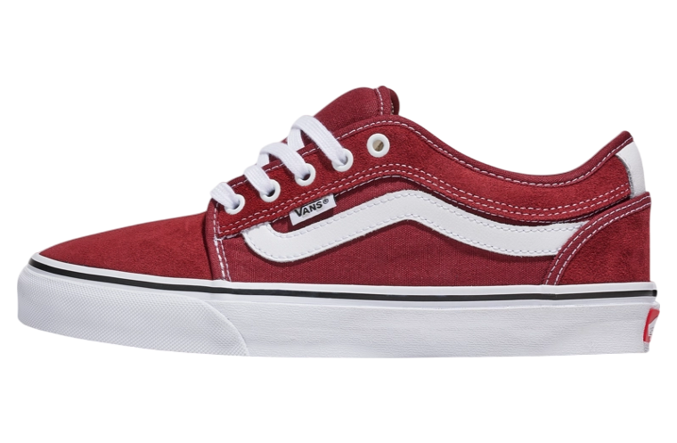 Vans Skate Chukka Low Sidestripe Burgundy / White