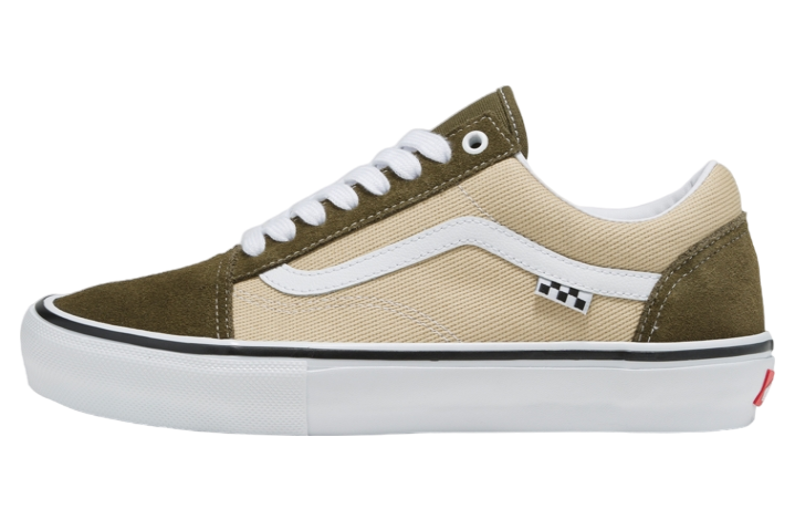 Vans Skate Old Skool Dark Olive / White