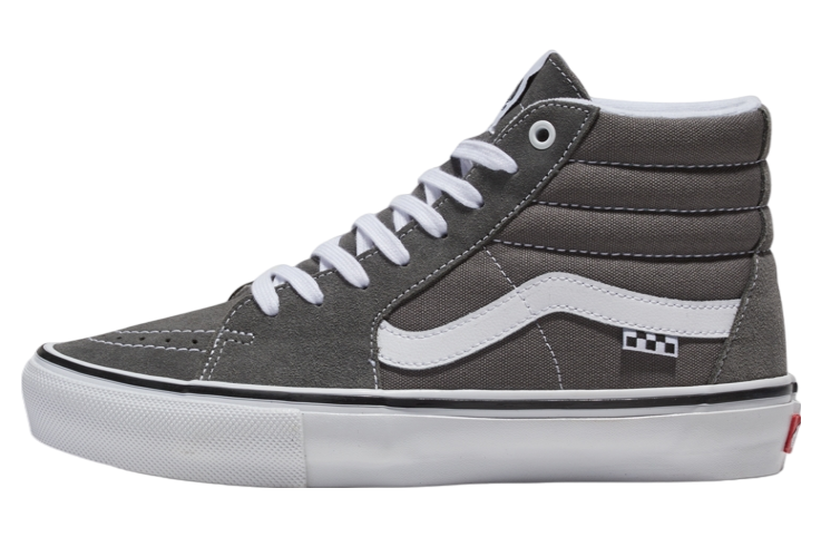 Vans Skate Sk8-hi Pewter Grey / White