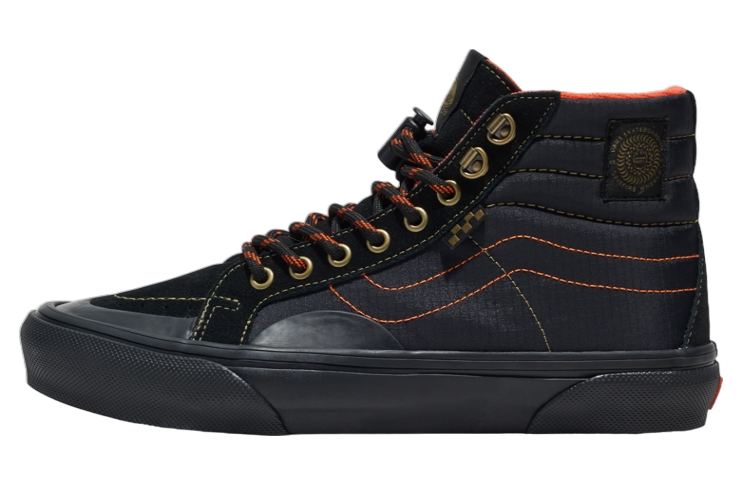 Vans X Spitfire Wheels Skate Sk8-hi Reissue Black / Flame