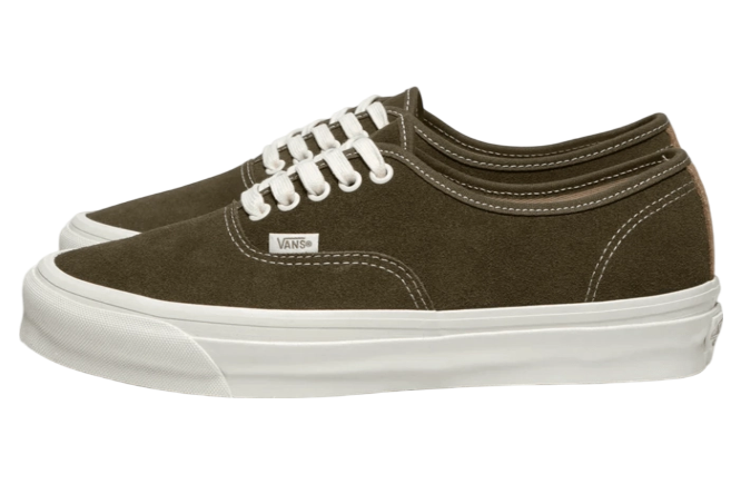 Vault by Vans Authentic LX Suede Olive Green