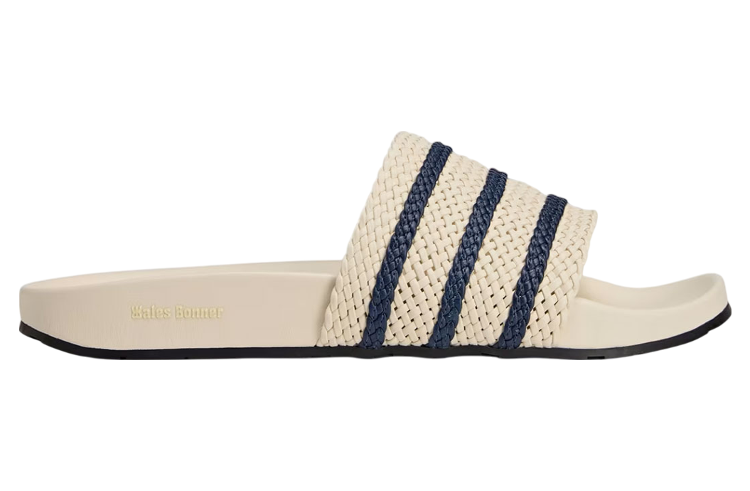 Wales Bonner x Adidas Adilette Slide White