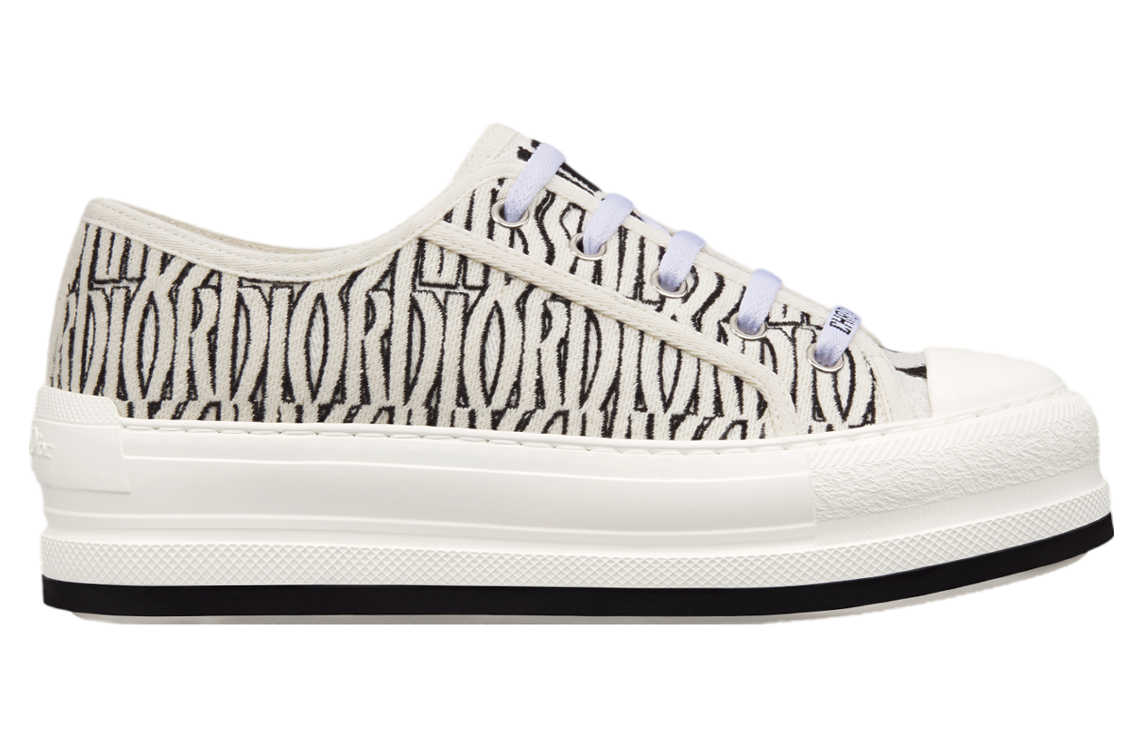 Walk n Dior Platform WMNS Embroidered Cotton / White