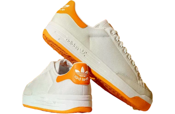 West Nyc x Adidas Rod Laver Footwear White / Orange