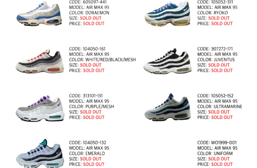 Worksout X Nike Air Max 95