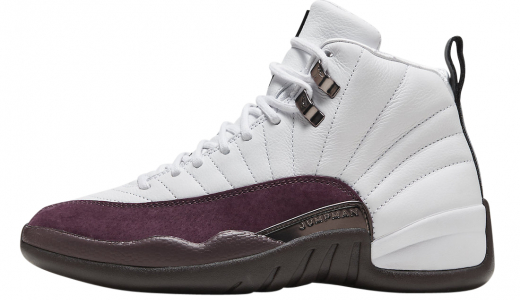 A Ma Maniére x Air Jordan 12 WMNS White Burgundy Crush White/Black-Burgundy Crush DV6989-100