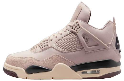 A Ma Maniere x Air Jordan 4 WMNS While You Were Sleeping Fossil Stone/Metallic Pewter-Burgundy Crush FZ4810-200