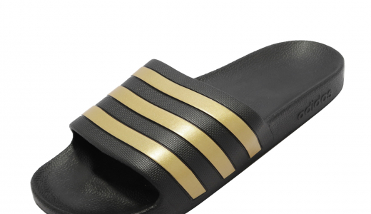 adidas Adilette Aqua Core Black Gold Metallic Core Black/Gold Metallic/Core Black EG1758