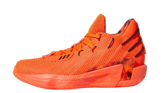 adidas Dame 7 Fire Inside Solar Red/Core Black-Yellow FX7439