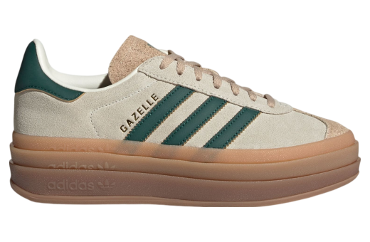 Adidas Gazelle Bold WMNS Cream White / Collegiate Green Cream White/Collegiate Green/Magic Beige ID7056