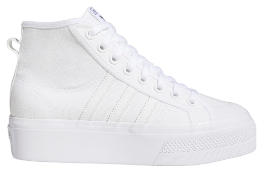 Adidas Nizza Platform Mid WMNS Cloud White Cloud White FY2782