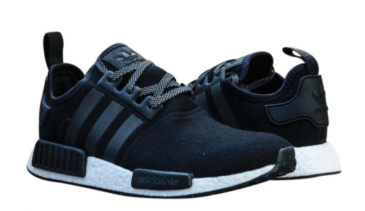 adidas NMD R1 Black Wool Black/White BW0617