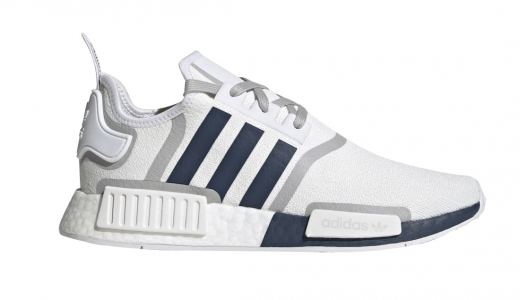 adidas NMD R1 Cloud White Crew Navy Cloud White/Crew Navy-Grey G55576