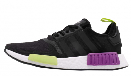 adidas NMD R1 Core Black Shock Purple Core Black / Core Black / Shock Purple D96627