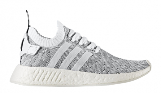 adidas NMD R2 Primeknit White Grey White/Grey BY9520