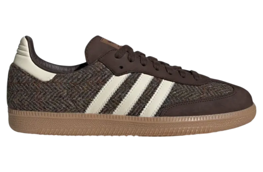 Adidas Originals Samba Tweed Pack Dark Brown Cream White Black Dark Brown/Cream White/Black ID1450