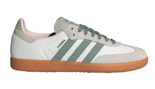 adidas Samba OG Silver Green Cloud White/Silver Green-Putty Mauve ID0492