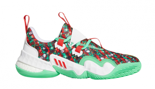 adidas Trae Young 1 Christmas White/Red-Green GY0305