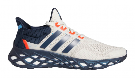 adidas Ultra Boost DNA Web Chalk White Collegiate Navy Chalk White/Collegiate Navy-Impact Orange GX2135