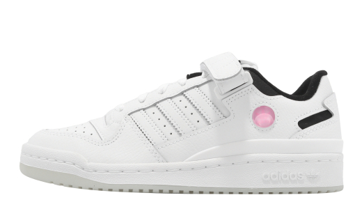 adidas WMNS Forum Low Footwear White Black Pink Footwear White/Footwear White/Bea Mpk HQ1932