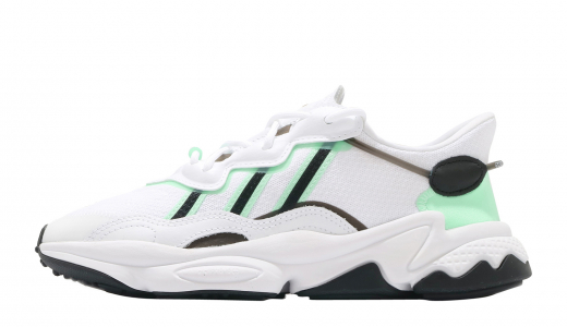 adidas WMNS Ozweego Footwear White Frozen Green Footwear White/Frozen Green/Core Black FZ3779