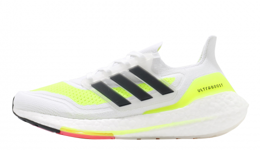 adidas WMNS Ultra Boost 2021 Cloud White Core Black Solar Yellow Cloud White/Core Black/Solar Yellow FY0401