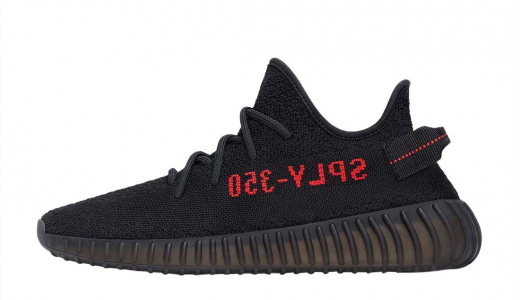 adidas Yeezy Boost 350 V2 Bred Core Black / Core Black - Solar Red CP9652