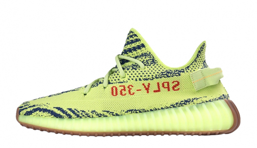 adidas Yeezy Boost 350 V2 Semi Frozen Yellow Semi Frozen Yellow/Raw Steel-Red B37572