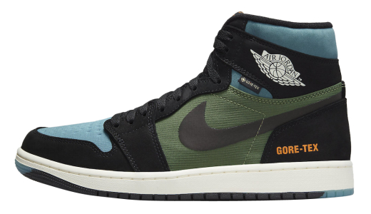 Air Jordan 1 Element Gore-Tex Sky J Light Olive Black/Sky J Light Olive-Bright Mandarin-Sail-Noise Aqua DB2889-003