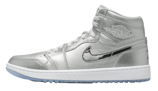 Air Jordan 1 High Golf Gift Giving Metallic Silver/Metallic Silver-Photon Dust-White FD6815-001