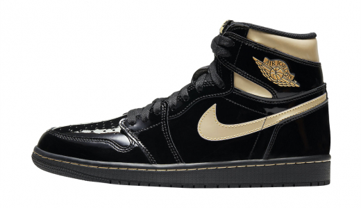 Air Jordan 1 High OG Black Metallic Gold Black/Black-Metallic Gold 555088-032