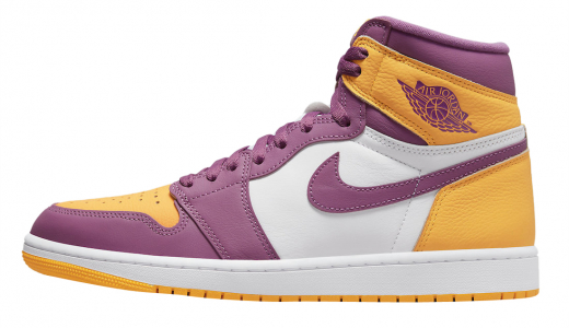 Air Jordan 1 High OG Brotherhood University Gold/Light Bordeaux-White 555088-706