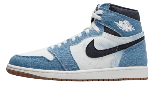 Air Jordan 1 High OG Denim Summit White/Obsidian-Summit White-Gum Medium Brown FQ2947-100