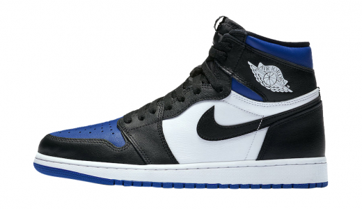 Air Jordan 1 High OG GS Royal Toe Black/White-Game Royal-Black 575441-041