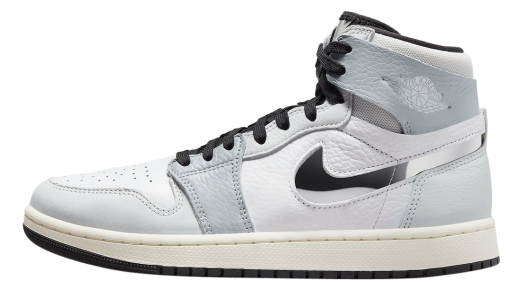 Air Jordan 1 High Zoom Comfort 2 Chrome Swoosh White/Metallic Silver-Photon Dust-Wolf Grey-Black-Sail FJ4652-100